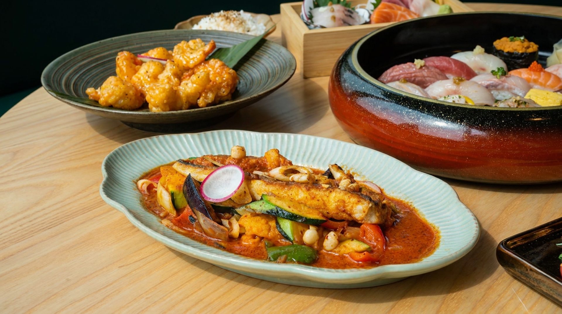 Chef creations and seasonal flavors