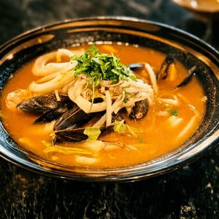 Tom Yum Seafood Noodle Soup