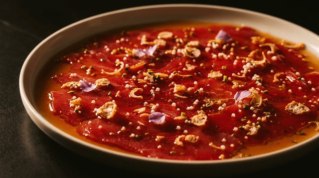 Tuna Crudo.