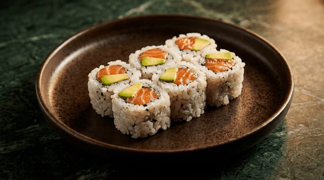 Salmon Avocado Roll.