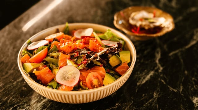 Salmon Avocado Salad.