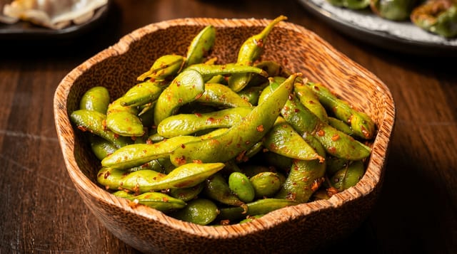 Spicy Edamame.