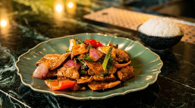 Basil Beef.