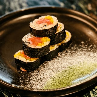 Toro Scallion Oshinko Roll